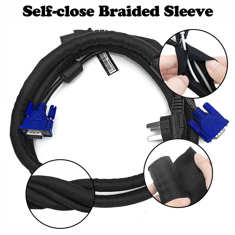 Cable Sleeve Braided - 5/10M Samozamykający się rękaw pleciony PET