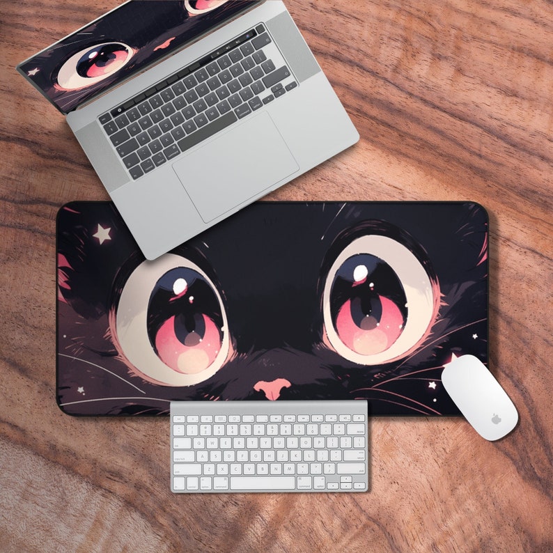 Gaming Accessories Officeworks - Podkładka pod mysz Anime Cute Cat