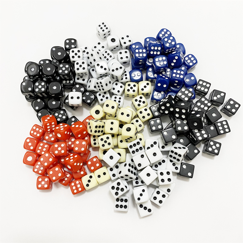 Gaming Accessories White - 50 sztuk 10 mm akrylowych kółek
