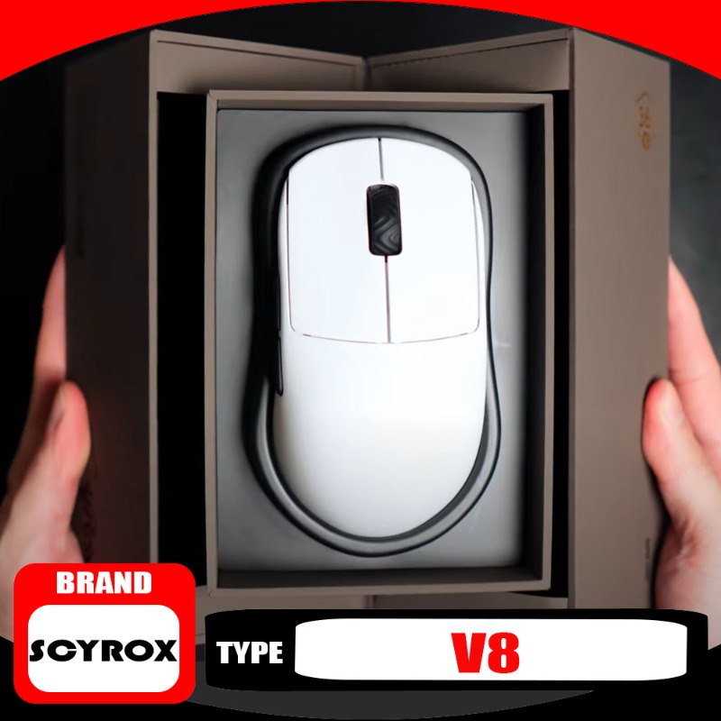 Gaming Hand Accessories - Scyrox V8 Lekka Bezprzewodowa Mysz 36g