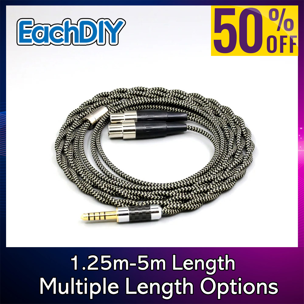 Cable Sleeve Braided - Kabel słuchawkowy z oplotem, 2 żyły,
