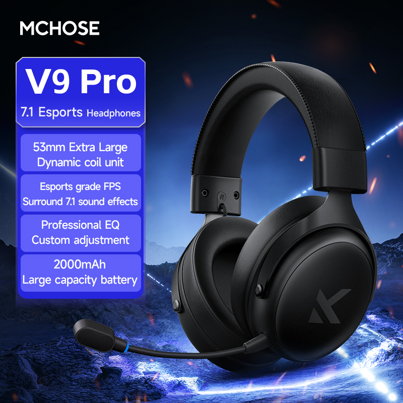 Venom Gaming Accessories - Słuchawki MCHOSE V9 Pro z mikrofonem,