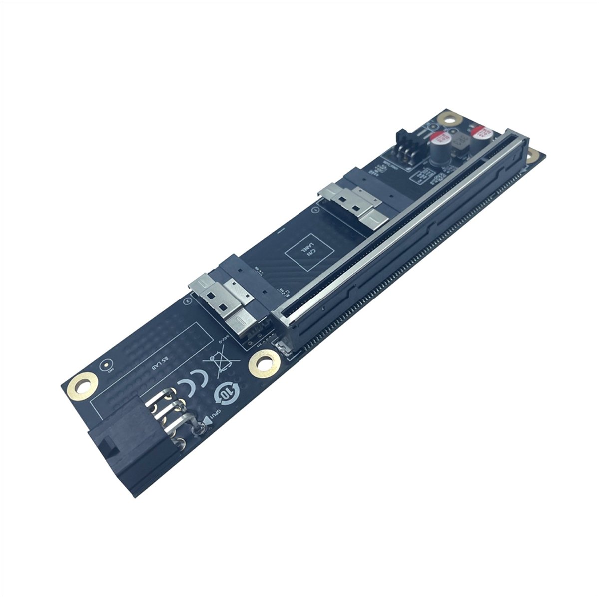 Vertical Gpu Bracket - Karta adaptera 2-portowa PCI-E 4.0 X16
