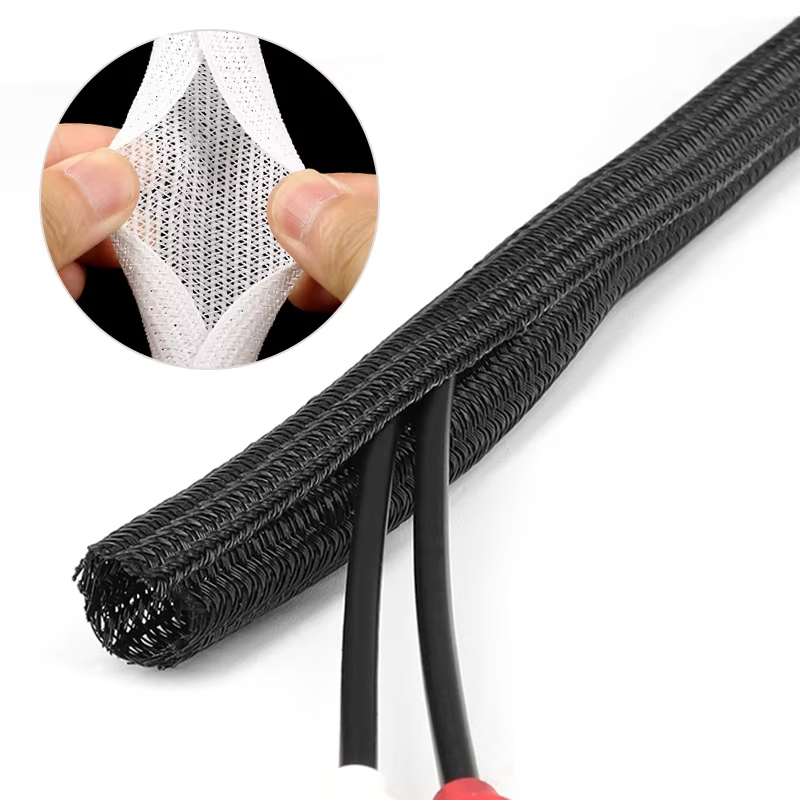 Cable Sleeve Braided - Izolowana Oplotka Kablowa PET Nylonowa Osłona