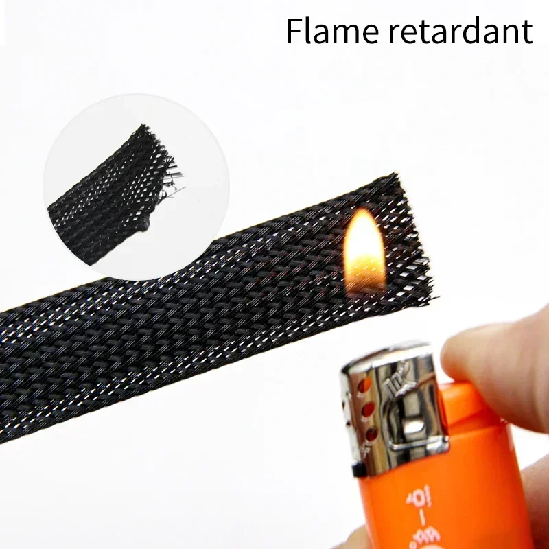 1 ~ 50 m czarno-czerwony krzyż – Cable Sleeve Braided recenzja i cena