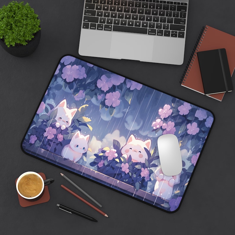 Kawaii Cats in the Rain Duża p – Gaming Accessories Officeworks recenzja i cena