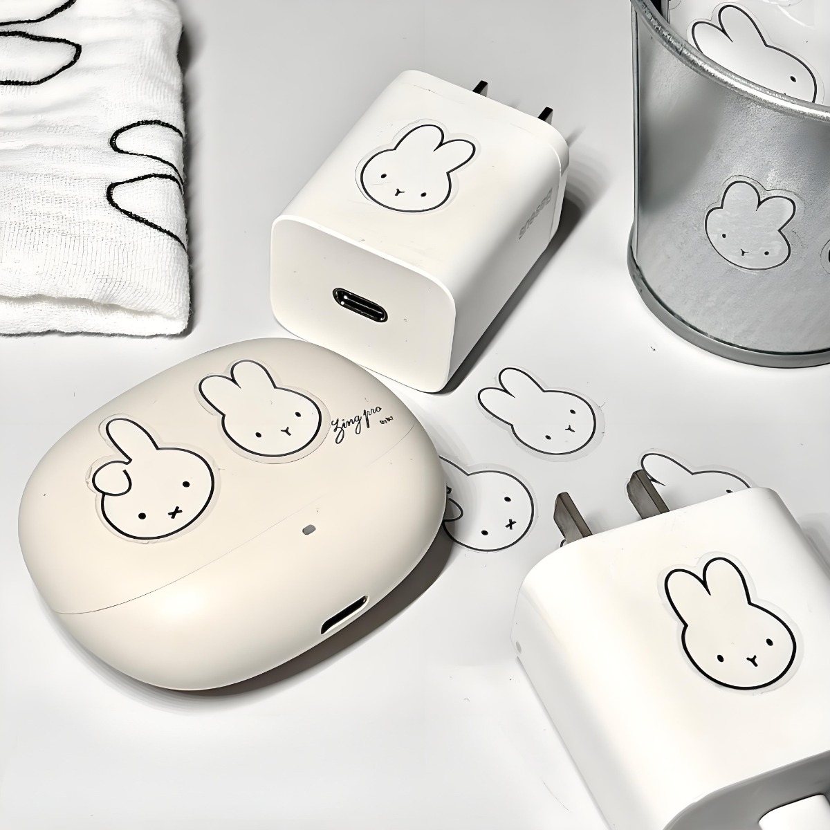 Naklejki na kubek z króliczkie – Gaming Accessories Cute recenzja i cena