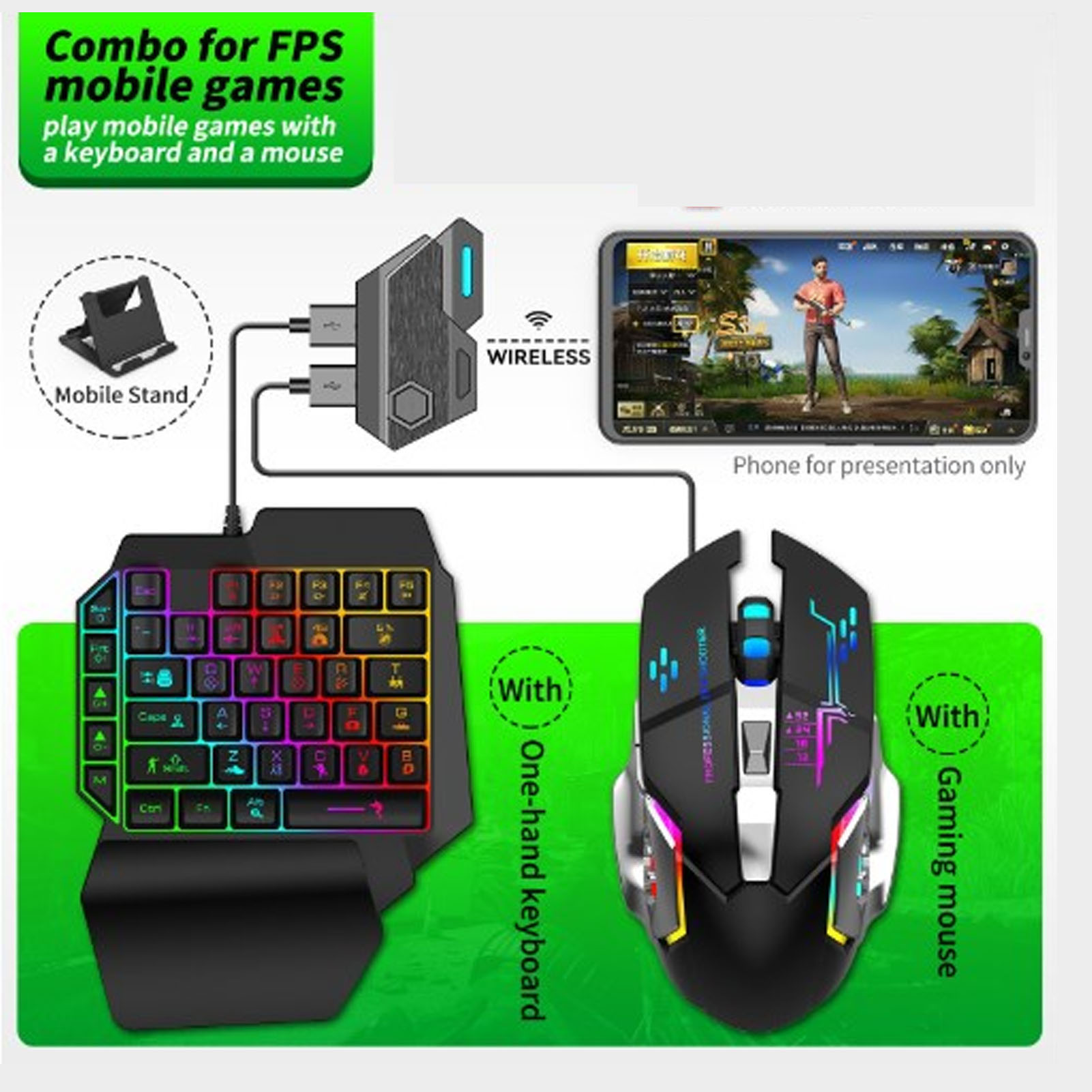 Zestaw konwertera klawiatura-m – Gaming Hand Accessories recenzja i cena