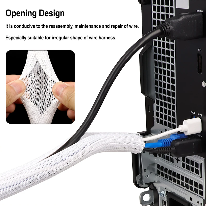 Biała samozamykająca się tulej – Cable Sleeve Braided recenzja i cena