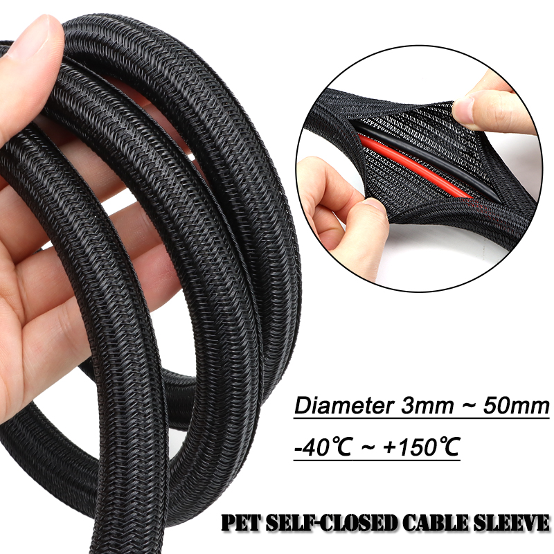 Oplot PET czarny, oplot z plec – Cable Sleeve Braided recenzja i cena