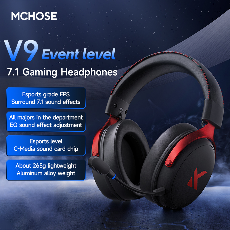 Słuchawki MCHOSE V9 Pro z mikr – Venom Gaming Accessories recenzja i cena