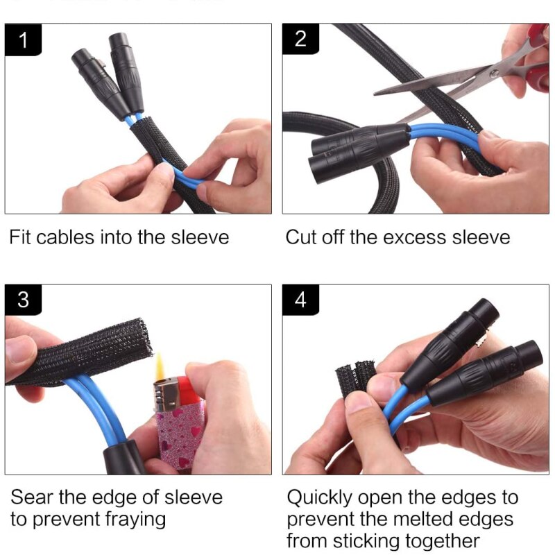 3M Czarny izolowany rękaw oplo – Cable Sleeve Braided recenzja i cena